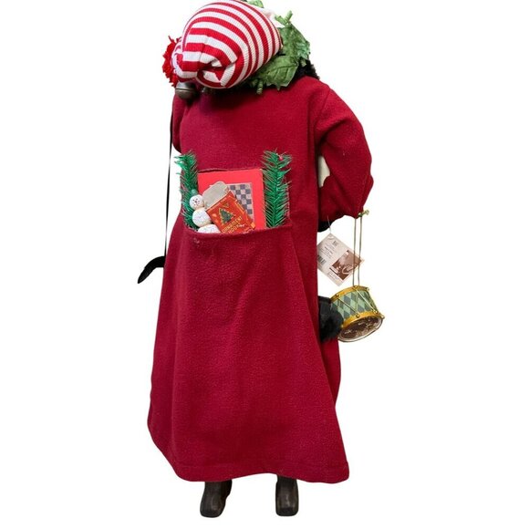 Dee Gann for Raz Imports 29 inch Plush Embellished Detailed VTG Santa Figure NWT - Picture 7 of 10